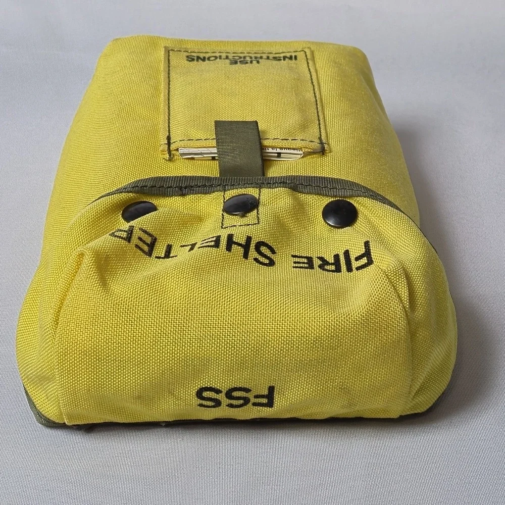 FSS Fire Shelter Case Clips Sealed Blanket Instructions Wildland Emergency 4/87